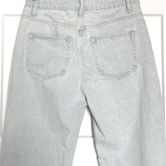 Vervet 90’s Vintage Flare Light Wash Distressed Jeans Womens Size 28 - Picture 7 of 10